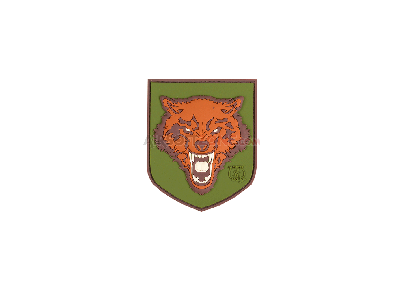 PATCH CAUCIUC - WOLF SHIELD - COLOR